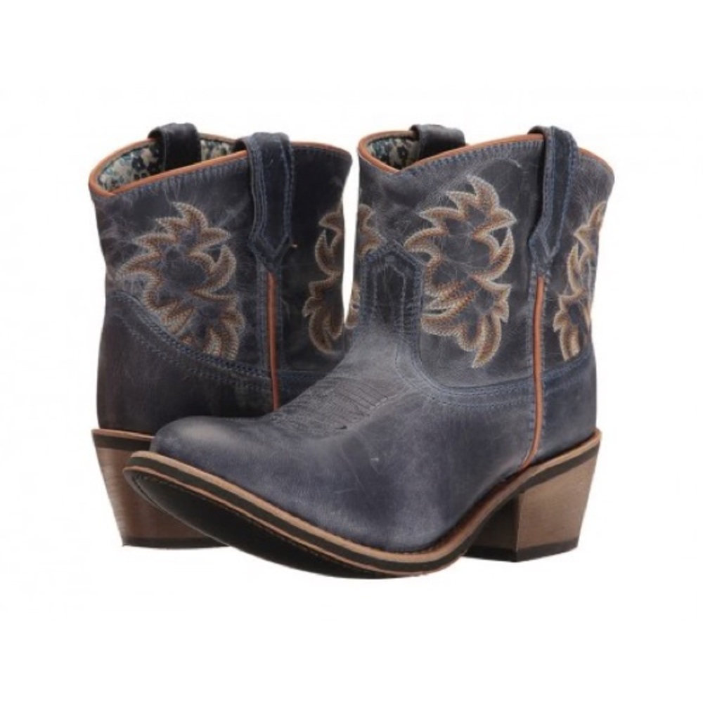 Laredo Women’s Leather Sapphyre Western Booties Size 7‎